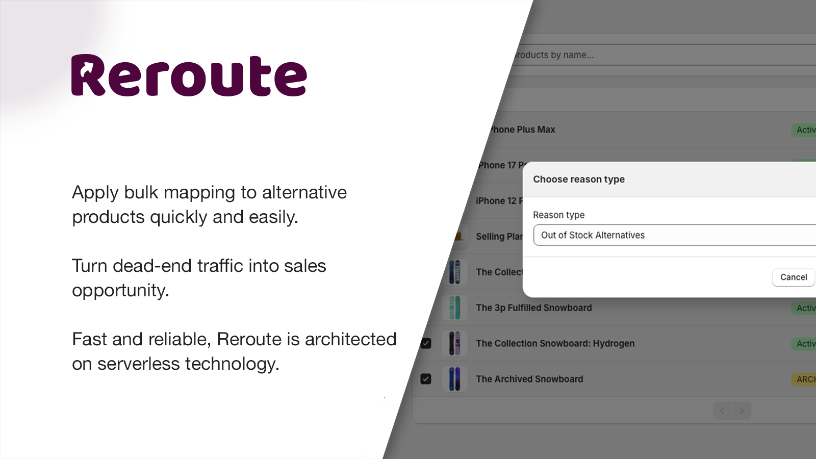 Reroute app screenshot 4